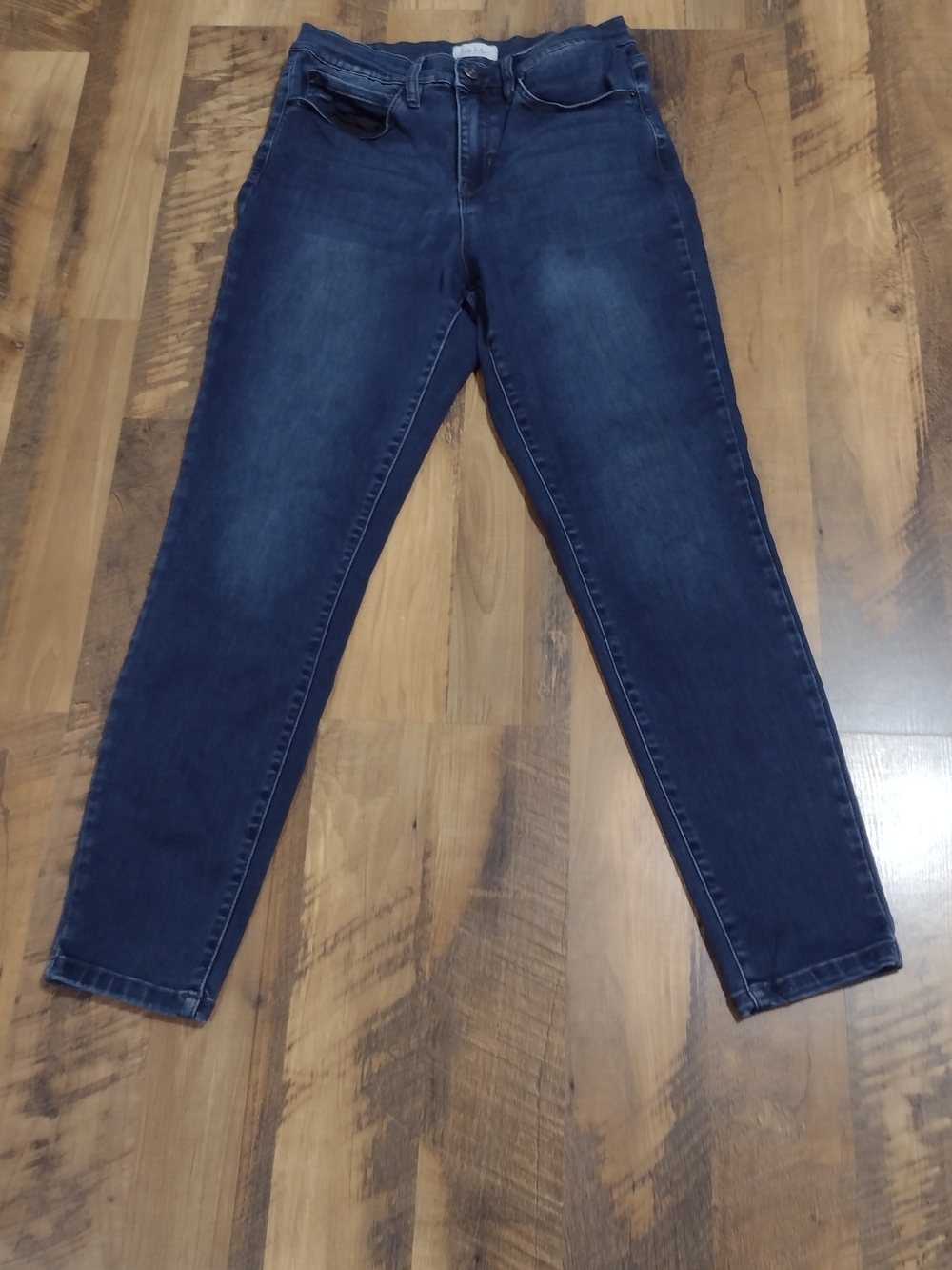 Nicole Miller Women’s Dark Blue Stretch High-rise Skinny Soho  Jeans Size 8